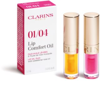 Clarins Lip Comfort Oil Duo dovanų rinkinys lūpoms
