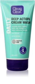 Clean & Clear Daily Crèmige Reinigingsgel voor het Gezicht 150 ml