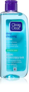 Clean & Clear Deep Cleansing lotion visage nettoyante en profondeur peaux sensibles 200 ml