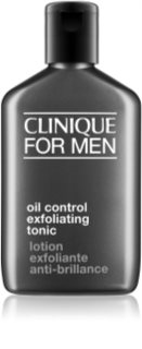 Clinique For Men™ Oil Control Exfoliating Tonic Tonikum für fettige Haut 200 ml