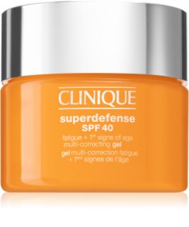 Clinique Superdefense™ SPF 40 Fatigue + 1st Signs of Age Multi Correcting Gel żel nawilżający przeciw pierwszym oznakom starzenia skóry
