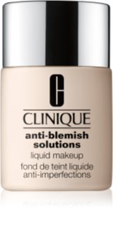 Clinique Anti-Blemish Solutions™ Liquid Makeup fedő hatású alapozó az aknéra hajlamos zsíros bőrre árnyalat Flax 30 ml
