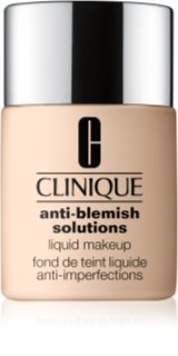 Clinique Anti-Blemish Solutions™ Liquid Makeup fedő hatású alapozó az aknéra hajlamos zsíros bőrre árnyalat CN 08 Linen 30 ml