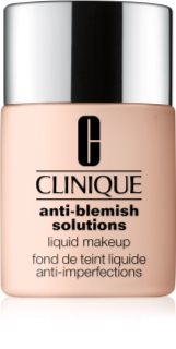 Clinique Anti-Blemish Solutions™ Liquid Makeup fond de teint couvrant pour peaux grasses sujettes à l'acné teinte WN 76 Toasted Wheat 30 ml