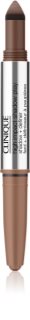 Clinique High Impact Shadow Play™ Shadow & Definer szemhéjfesték ceruza duo árnyalat Double Latte 1,9 g
