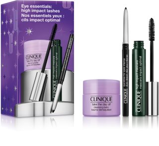 Clinique Holiday Eye Essentials: High Impact Lashes Christmas gift set for the eye area