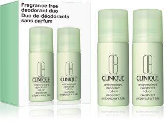 Clinique Fragrance Free Deodorant Duo deodorante roll-on