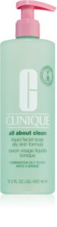 Clinique Liquid Facial Soap Oily Skin Formula течен сапун за смесена и мазна кожа