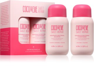 Coco & Eve Sweet Repair Hair Rehab Travel Kit Reisikomplekt kahjustatud ja värvitud juustele 2x70 ml