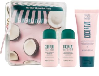 Coco & Eve The Hair Hydration Icons innowacyjny zestaw nawilżający do nabłyszczania i zmiękczania włosów