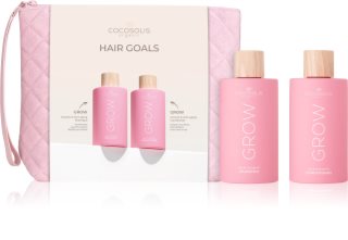 COCOSOLIS Bundle Hair Goals ensemble pour stimuler la repousse des cheveux et renforcer les racines