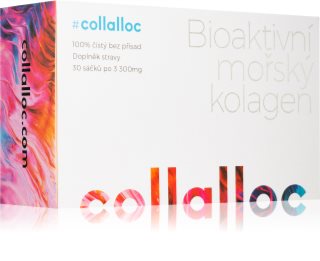 Collalloc Bioaktivní mořský kolagen prášek na přípravu nápoje pro vlasy, nehty a pokožku 30x3,3 g