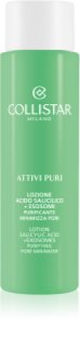 Collistar Attivi Puri Lotion Salicylic Acid leite facial de limpeza contra imperfeições de pele 100 ml