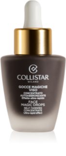 Collistar Magic Drops Face Self-Tanning Concentrate concentrado autobronzeador para pele 30 ml