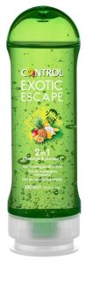 Control 2in1 Massage & Pleasure Exotic τζελ για μασάζ και λίπανση 200 ml