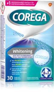 Corega Tabs Whitening tablety na bělení