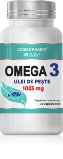 Cosmo Pharm Omega 3 (1005 mg) capsule pentru susținerea circulației sanguine și a funcțiilor cognitive 30 caps.