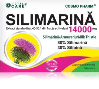 Cosmo Pharm Silimarina 14 000 mg tablete pentru susținerea sănătății ficatului 30 tbl