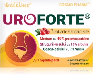 Cosmo Pharm UroForte capsule pentru căi urinare sănătoase 10 caps.