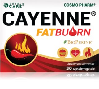 Cosmo Pharm Cayenne Fatburn capsule pentru stimularea pierderii în greutate 30 caps.