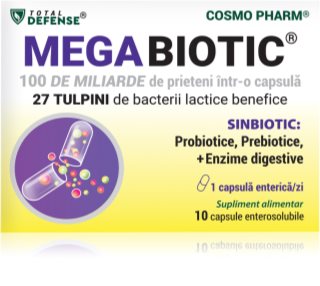Cosmo Pharm Mega Biotic capsule cu pre- și probiotice 10 caps.