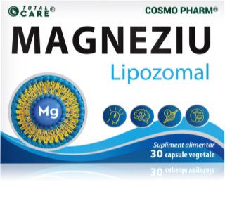 Cosmo Pharm Magneziu Lipozomal capsule pentru tratamentul deficienței de magneziu în organism 30 caps.