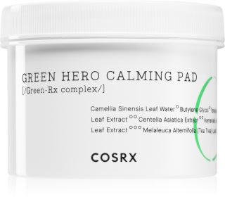 Cosrx One Step Green Hero Calming intenzívne revitalizačné vankúšiky s upokojujúcim účinkom 70 ks