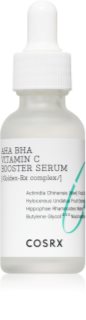 Cosrx AHA/BHA Vitamin C Booster Serum vyhlazující exfoliační sérum pro rozjasnění pleti 30 ml