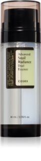 Cosrx Advanced Snail Radiance Dual Essence élénkítő hidratáló szérum csiga kivonattal 80 ml