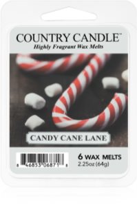 Country Candle Candy Cane Lane wachs für aromalampen 64 g
