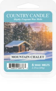 Country Candle Mountain Challet wachs für aromalampen 64 g