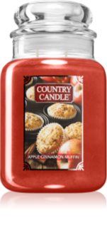 Country Candle Apple Cinnamon Muffin vonná svíčka 680 g