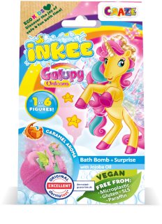 Craze INKEE Galupy Unicorn Bath Bomb for children 1 pc