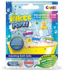 Craze Crackling Salts badesalt med farve til børn 15 g