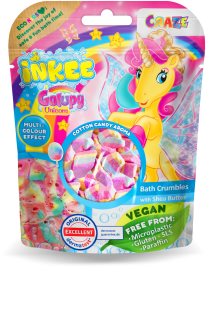 Craze INKEE Galupy Unicorn kúpeľové vločky pre deti 100 g