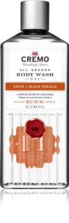 Cremo Spice & Black Vanilla Body Wash żel pod prysznic dla mężczyzn 473 ml