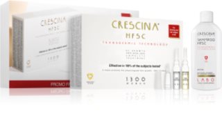 Crescina Transdermic 1300 Re-Growth and Anti-Hair Loss vård som främjar hårtillväxten och hindrar håravfall För kvinnor Ekonomiförpackning