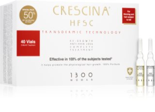 Crescina Transdermic 1300 Re-Growth and Anti-Hair Loss hårvækstbehandling mod hårtab Til kvinder