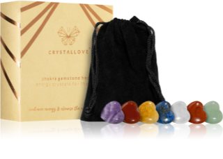 Crystallove Energy Crystals The Seven Chakra Hearts massage tool 7 pc