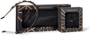 Crystallove Black Silk Set Set för natten