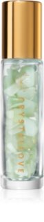 Crystallove Jade Oil Bottle Roll-on mit Kristallen nachfüllbar 10 ml
