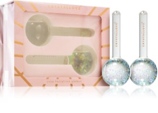 Crystallove Cryo Cryolift Ice Globes Crystal acessório para massagem para rosto 2 un.