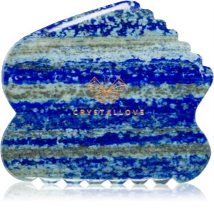 Crystallove Lapis Lazuli Contour Gua Sha massage tool 1 pc