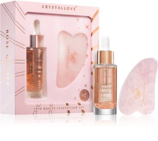 Crystallove Crystalized Rose Quartz Set skin care set