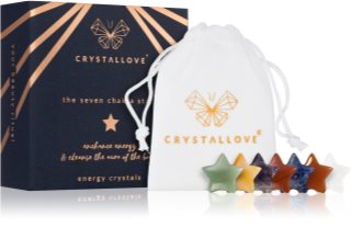 Crystallove Energy Crystals The Seven Chakra Stars massage tool 7 pc