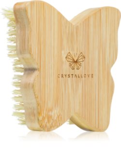 Crystallove Bamboo Butterfly Agave Body Brush βούρτσα για μασάζ για το σώμα 1 τμχ