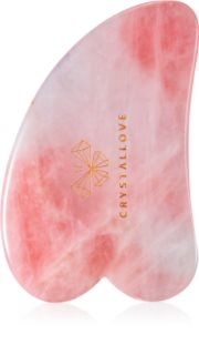 Crystallove Rose Quartz Gua Sha akcesoria do masażu 1 szt.