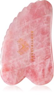 Crystallove Rose Quartz 3D Gua Sha akcesoria do masażu 1 szt.