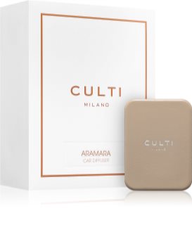 Culti Car Diffuser Taupe Aramara car air freshener + one refill 73x53 cm