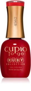 Cupio To Go! Ruby unghii cu gel folosind UV / lampă cu LED culoare Hot Red 15 ml